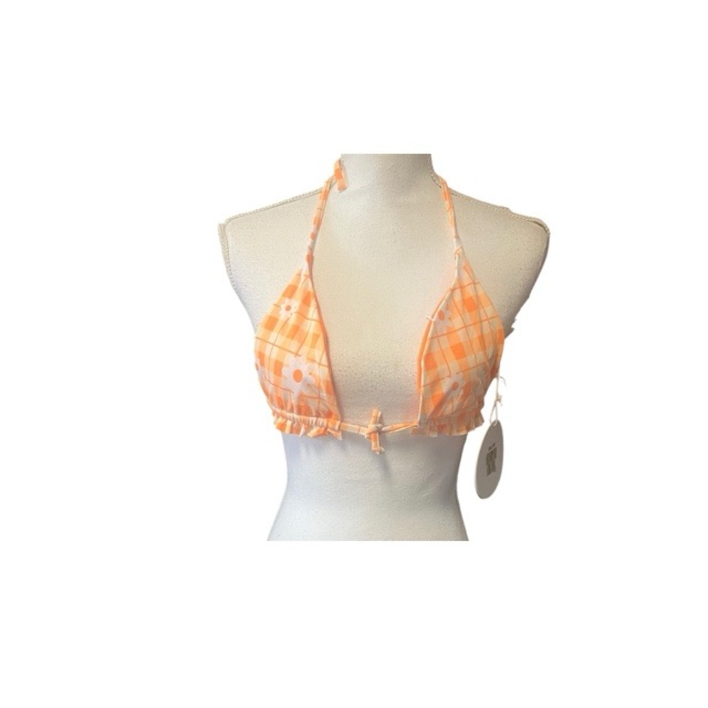 Princess Polly Floral Triangle‎ Halter Bikini Top NWT